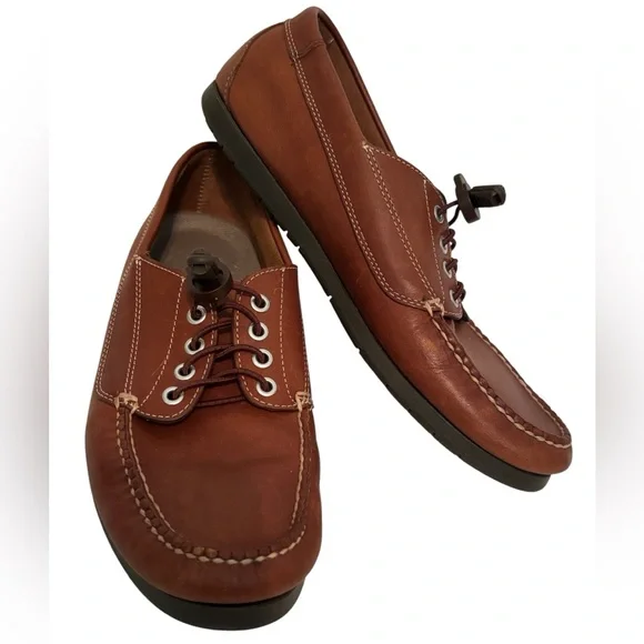 L.L. Bean | Shoes | L L Bean Mens Saddle Leather Boat Shoes  display picture 3